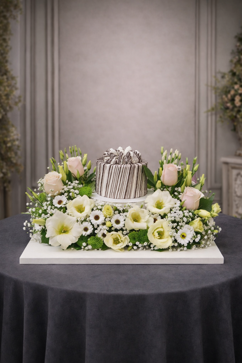 Birthday Bloom – White & Blush Edition