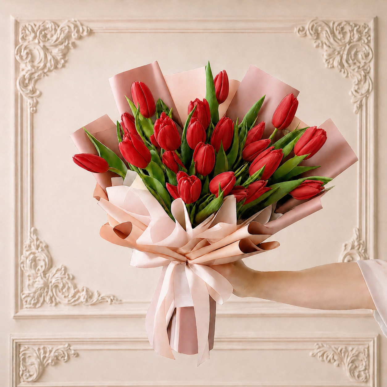 Premium Tulip Bouquet | Elegant Mother’s Day Flowers