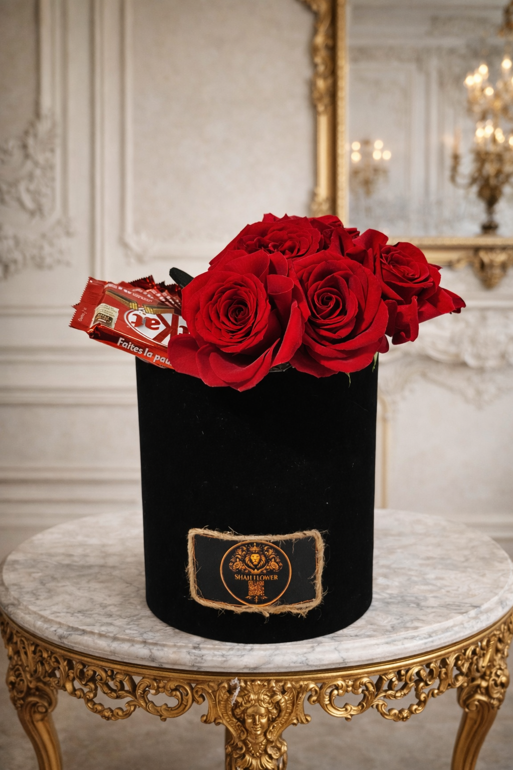 Royal Velvet Box – Rose & KitKat