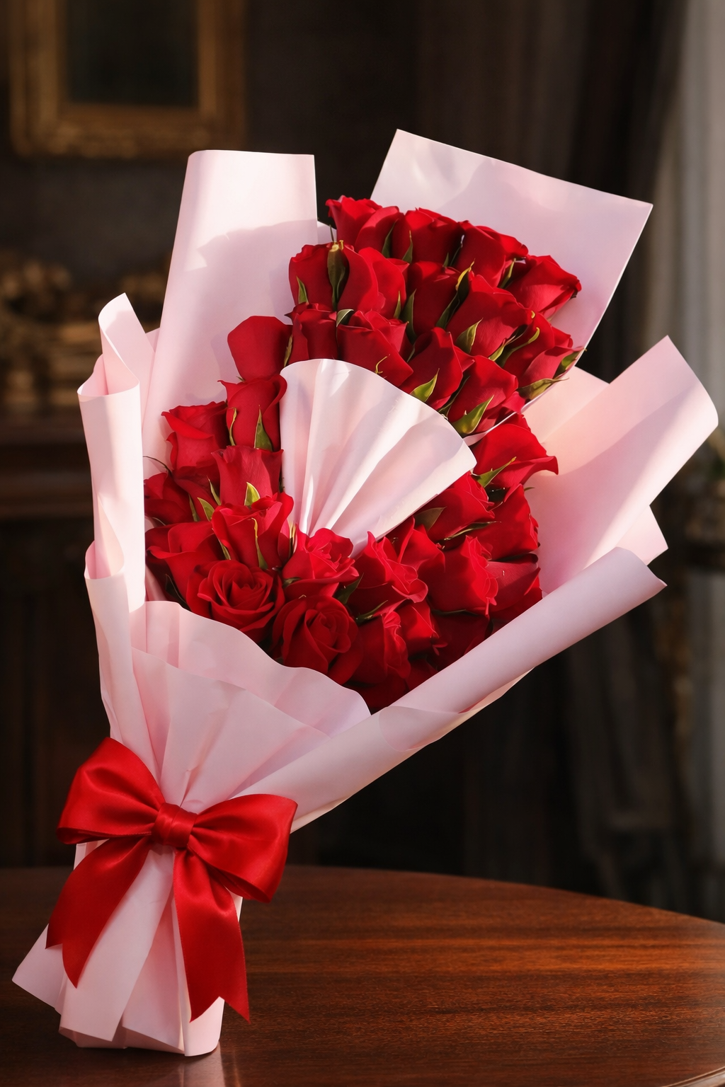 Classic Red Rose Elegance