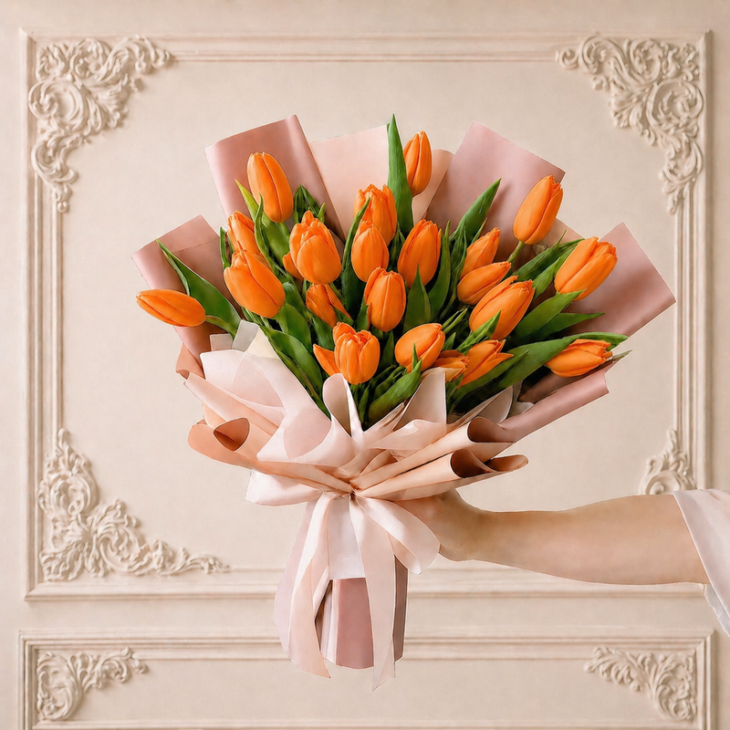 Premium Tulip Bouquet | Elegant Mother’s Day Flowers